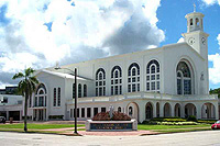 Dulce Nombre de Maria Cathedral Basilica Catholic Church on Guam since 1670.