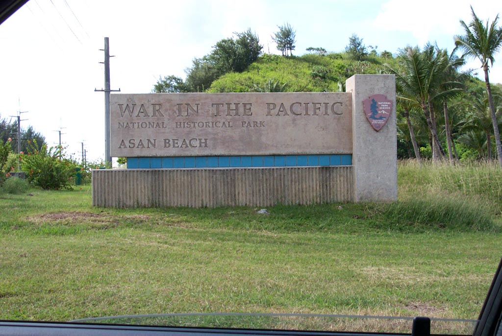 Asan Overlook Guam War in the Pacific National park.