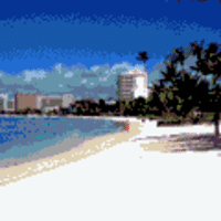 Flashing images of Guam USA beaches, landmarks, tourist areas and sites of interest. 