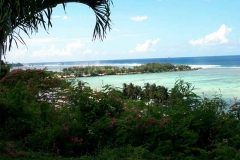 Hatagna Bay Guam from the Maite cliff line.