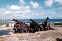Fort Santa Agueda – Spanish Fort that protected the entrance to Hagatna Harbor between 1800 and 1820 still sits on the Hagatna, Guam Heights cliff line.
