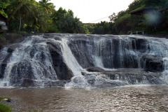 Talofofo falls in Southern Guam where Japanese soldier Sgt Shoichi hid for 27 years from the end of WWII in 1945 until discovered in 1972.