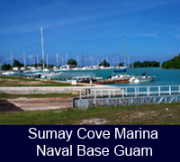 Sumay Cove Marina, US Naval Base, Guam.